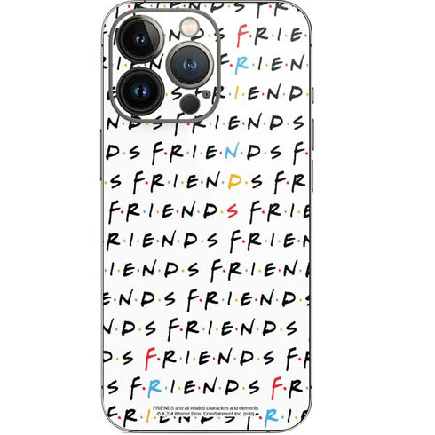 Warner Bros FRIENDS Pattern iPhone 14 Pro Skin